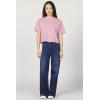 image:imageDEAR JOHN Maddox Top Women s Cotton Crew Neck Short SleeveLilas