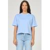 image:imageDEAR JOHN Maddox Top Women s Cotton Crew Neck Short SleevePigment Skyway