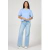 image:imageDEAR JOHN Maddox Top Women s Cotton Crew Neck Short SleevePigment Skyway