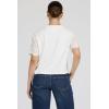 image:imageDEAR JOHN Maddox Top Women s Cotton Crew Neck Short SleeveRiviera White