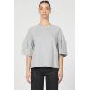 image:imageDEAR JOHN Matteo Sweatshirt Puff Sleeve Crew Neck Cotton Classic FitHeather Grey