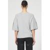 image:imageDEAR JOHN Matteo Sweatshirt Puff Sleeve Crew Neck Cotton Classic FitHeather Grey