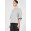 image:imageDEAR JOHN Matteo Sweatshirt Puff Sleeve Crew Neck Cotton Classic FitHeather Grey