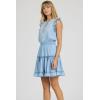 image:imageDEAR JOHN Narissa Sleeveless Embroidery Mini Dress for WomenCarolina Blue