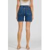 image:imageDEAR JOHN Noel High Rise Clean Hem Denim Shorts for WomenUltra Beam