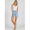 image:imageDEAR JOHN Noel High Rise Clean Hem Denim Shorts for WomenWaveberry