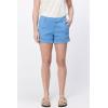 image:imageDEAR JOHN North Hampton Novelty Shorts Womens Mid Rise Trouser Leg Cuffed HemAzure Blue