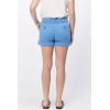 image:imageDEAR JOHN North Hampton Novelty Shorts Womens Mid Rise Trouser Leg Cuffed HemAzure Blue
