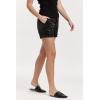 image:imageDEAR JOHN North Hampton Novelty Shorts Womens Mid Rise Trouser Leg Cuffed HemBlack Snake