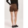 image:imageDEAR JOHN North Hampton Novelty Shorts Womens Mid Rise Trouser Leg Cuffed HemBrown Snake