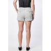 image:imageDEAR JOHN North Hampton Novelty Shorts Womens Mid Rise Trouser Leg Cuffed HemRailroad Grey