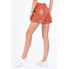 image:imageDEAR JOHN North Hampton Novelty Shorts Womens Mid Rise Trouser Leg Cuffed HemTerracotta