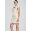 image:imageDEAR JOHN Saira Sleeveless Button Front Denim Mini Dress for WomenWheat