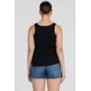 image:imageDEAR JOHN Sirena Womens Slub Cotton VNeck Sleeveless Tank TopBlack