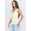 image:imageDEAR JOHN Sirena Womens Slub Cotton VNeck Sleeveless Tank TopWax Yellow