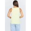 image:imageDEAR JOHN Sirena Womens Slub Cotton VNeck Sleeveless Tank TopWax Yellow