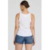 image:imageDEAR JOHN Sirena Womens Slub Cotton VNeck Sleeveless Tank TopWhite