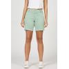 image:imageDEAR JOHN South Hampton Denim Shorts for Women Low Rise Clean Hem Stretch FitIceberg Green