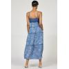 image:imageDEAR JOHN Vicky Spaghetti Strap Paisley Print Maxi Dress for WomenAvalon
