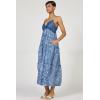 image:imageDEAR JOHN Vicky Spaghetti Strap Paisley Print Maxi Dress for WomenAvalon