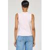 image:imageDEAR JOHN Zo Top Women s Cotton Crew Neck Sleeveless with Raw Edge DetailPale Lilac