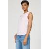image:imageDEAR JOHN Zo Top Women s Cotton Crew Neck Sleeveless with Raw Edge DetailPale Lilac