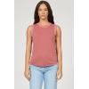 image:imageDEAR JOHN Zo Top Women s Cotton Crew Neck Sleeveless with Raw Edge DetailPigment Copper Rose