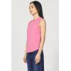 image:imageDEAR JOHN Zo Top Women s Cotton Crew Neck Sleeveless with Raw Edge DetailPink Lemonade