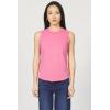 image:imageDEAR JOHN Zo Top Women s Cotton Crew Neck Sleeveless with Raw Edge DetailPink Lemonade