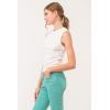 image:imageDEAR JOHN Zo Top Women s Cotton Crew Neck Sleeveless with Raw Edge DetailWhite
