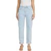 image:imageDEAR JOHN Everett High Rise Tapered Leg Jeans for Women Cuffed Hem Cropped LengthBubble Bath