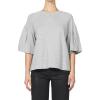 image:imageDEAR JOHN Matteo Sweatshirt Puff Sleeve Crew Neck Cotton Classic FitHeather Grey
