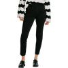 image:imageDEAR JOHN Monica Skinny Pants Womens High Rise Cropped Stretch Knit LeggingBlack