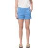 image:imageDEAR JOHN North Hampton Novelty Shorts Womens Mid Rise Trouser Leg Cuffed HemAzure Blue