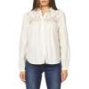 image:imageDEAR JOHN Simonette Shirt Women s Long Sleeve ButtonUp Collared Cotton BlouseWhitecap Gray