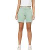 image:imageDEAR JOHN South Hampton Denim Shorts for Women Low Rise Clean Hem Stretch FitIceberg Green