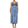 image:imageDEAR JOHN Vicky Spaghetti Strap Paisley Print Maxi Dress for WomenAvalon
