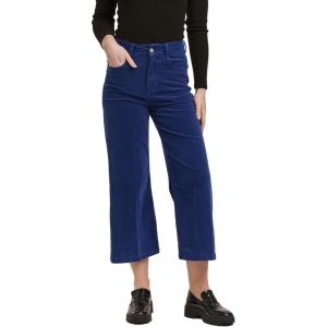 image:imageDEAR JOHN Audrey Womens Wide Leg Pants High RiseRoyal Blue Corduroy