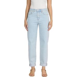 image:imageDEAR JOHN Everett High Rise Tapered Leg Jeans for Women Cuffed Hem Cropped LengthBubble Bath