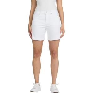image:imageDEAR JOHN Noel High Rise Clean Hem Denim Shorts for WomenWhite Beige