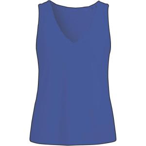 image:imageDEAR JOHN Sirena Womens Slub Cotton VNeck Sleeveless Tank TopDazzling Blue