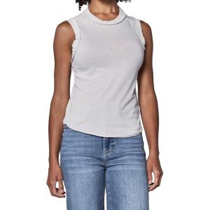 image:imageDEAR JOHN Zo Top Women s Cotton Crew Neck Sleeveless with Raw Edge DetailDawn Blue