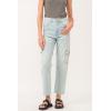 image:imageDEAR JOHN Womens 90s Straight Leg Jeans High Rise Ankle Length Comfort Stretch DenimFoster