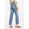 image:imageDEAR JOHN Womens 90s Straight Leg Jeans High Rise Ankle Length Comfort Stretch DenimMonach Isles