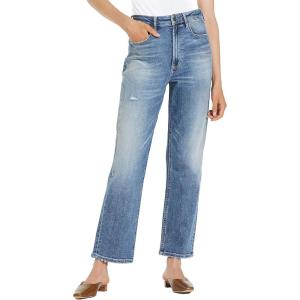 image:imageDEAR JOHN Womens 90s Straight Leg Jeans High Rise Ankle Length Comfort Stretch DenimMonach Isles