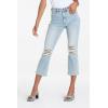 image:imageDEAR JOHN Frankle Womens Straight Leg Jeans High Rise Cropped Capri Inseam Comfort Stretch DenimMontpelier