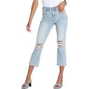 image:imageDEAR JOHN Frankle Womens Straight Leg Jeans High Rise Cropped Capri Inseam Comfort Stretch DenimMontpelier