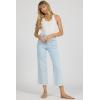 image:imageDEAR JOHN Holly Womens Straight Leg Jeans High Rise CroppedBubble Bath