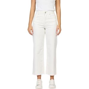 image:imageDEAR JOHN Holly Womens Straight Leg Jeans High Rise CroppedWhite