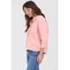image:imageDEAR JOHN Adrianna Satin Stripe Shirt Womens Oversized Button Down Long Sleeve Relaxed Fit BlousePeaches N Cream